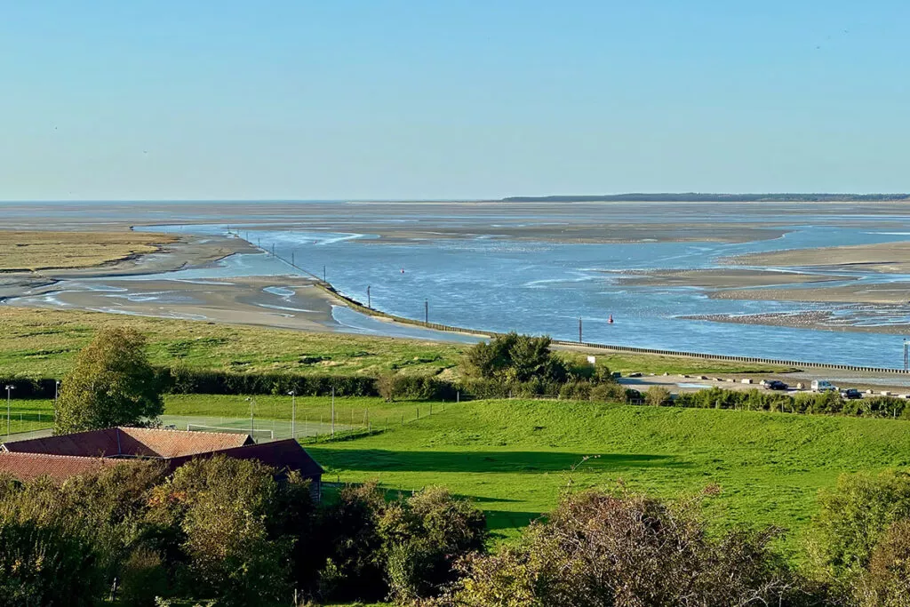 Point de vue depuis le Cap Hornu en Baie de Somme