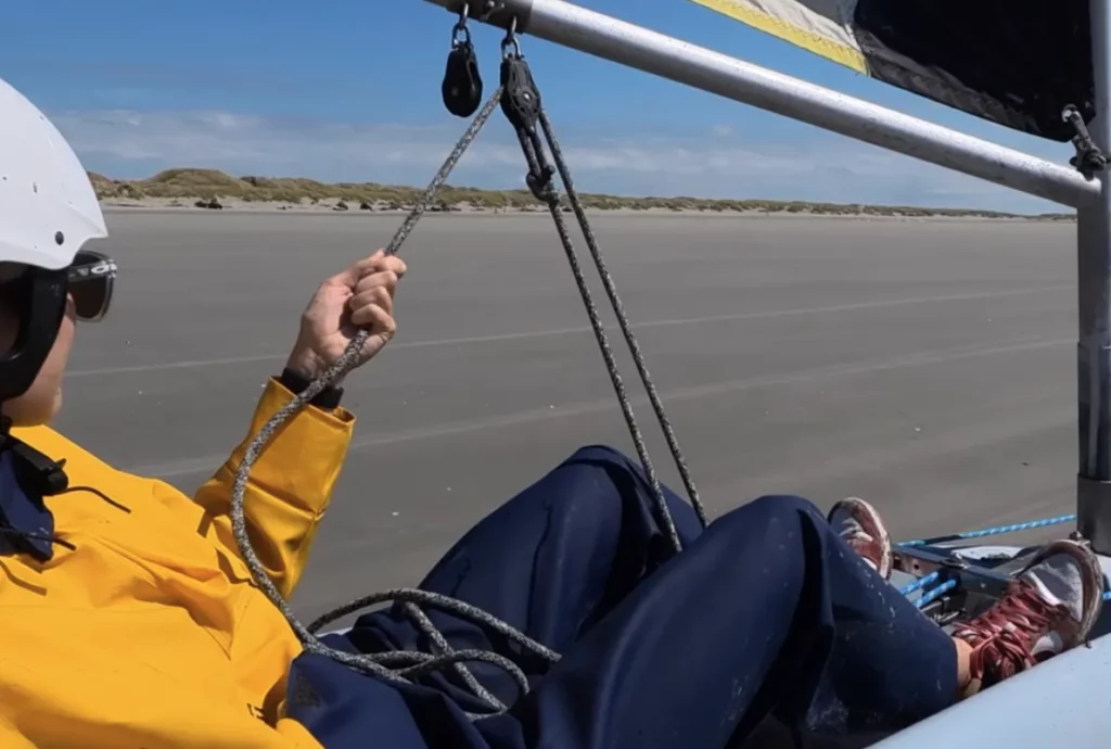Char à voile à Quend-Plage