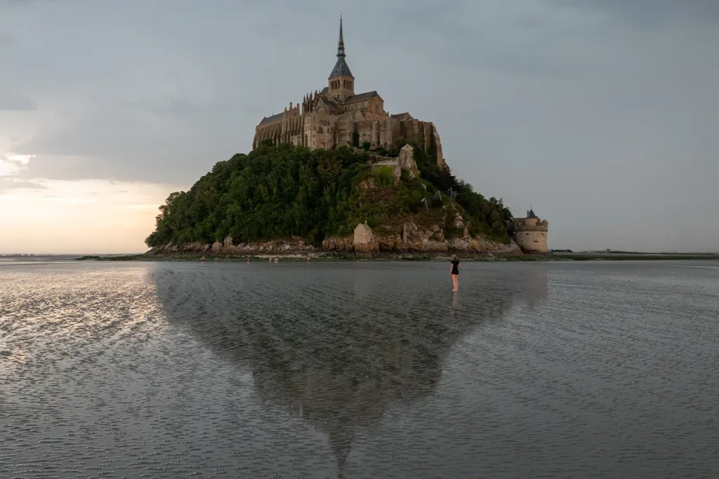 MSM traversee nocturne lisa Traversée nocturne de la Baie du Mont-Saint-Michel, au pied du mont